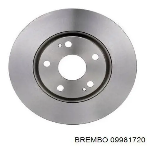 Disco de freno 09981720 Brembo