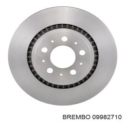 09982710 Brembo disco de freno trasero