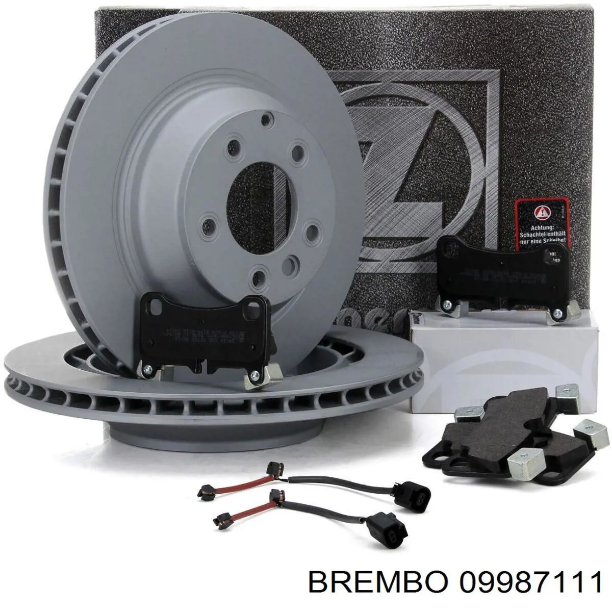 Disco de freno trasero 09987111 Brembo