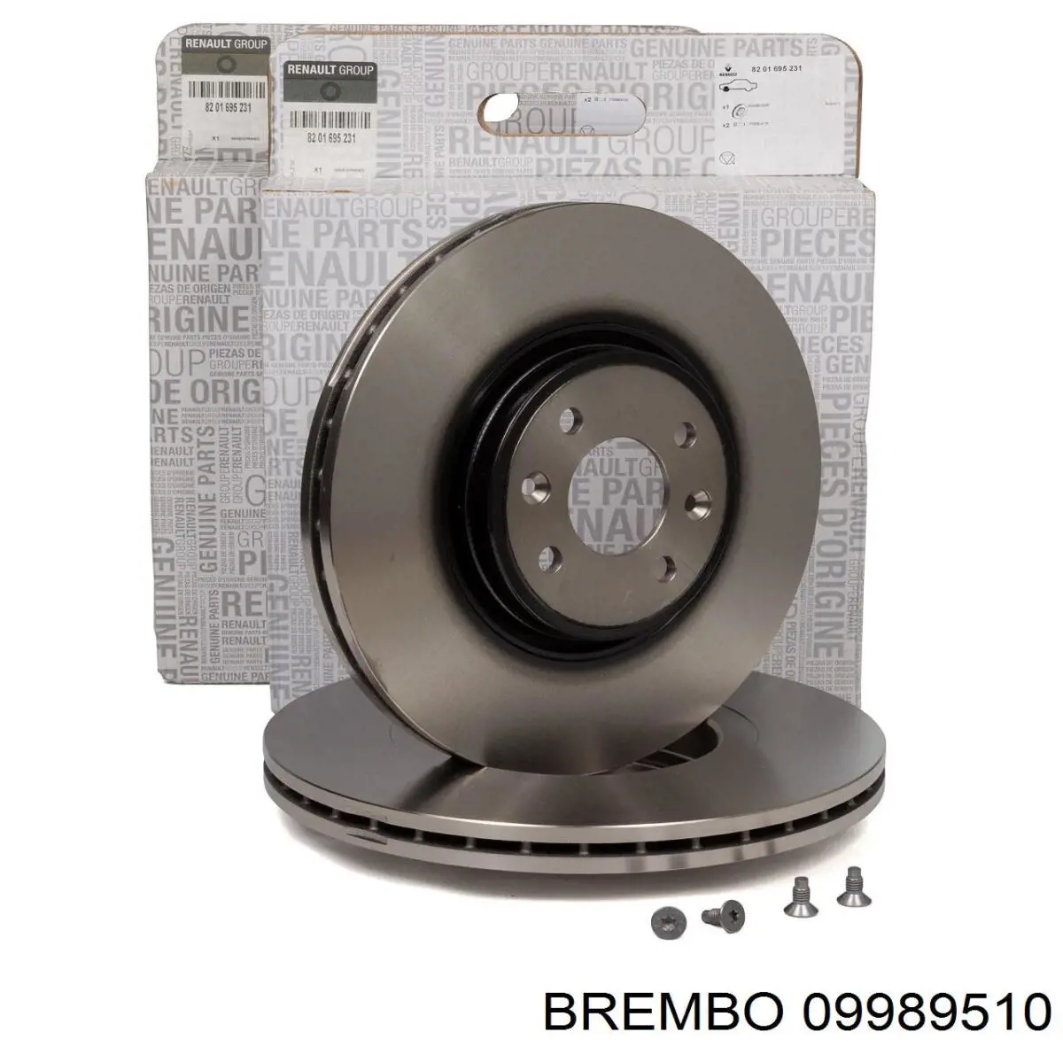 Disco de freno delantero Brembo 09989510