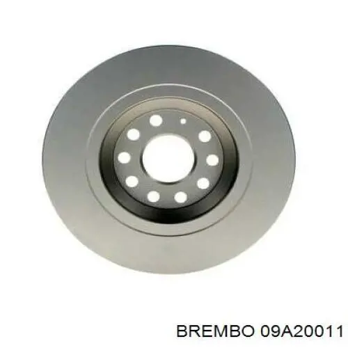 Disco de freno trasero 09A20011 Brembo