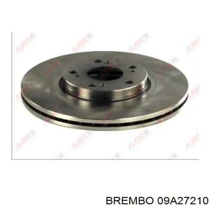 Disco de freno 09A27210 Brembo