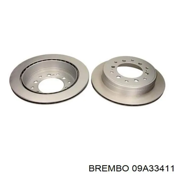 Disco de freno trasero Brembo 09A33411 precio, desde 46,46 EUR