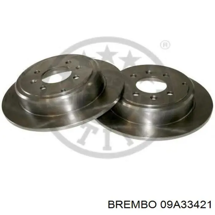 Disco de freno trasero Brembo 09A33421 precio, desde 44,04 EUR