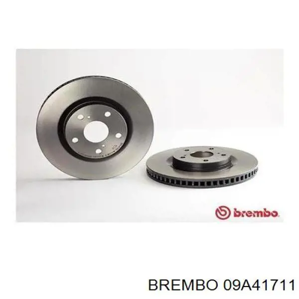 Freno de disco delantero BREMBO 09A41711