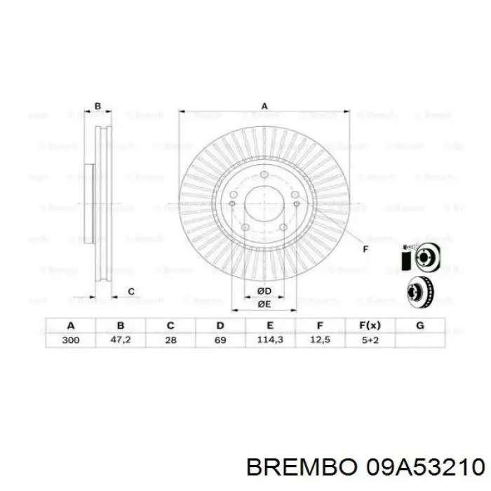 Comprar 09A53210 Brembo Freno de disco delantero
