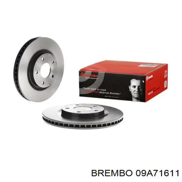 Frenos delanteros Brembo 09A71611 precio, desde 44,29 EUR