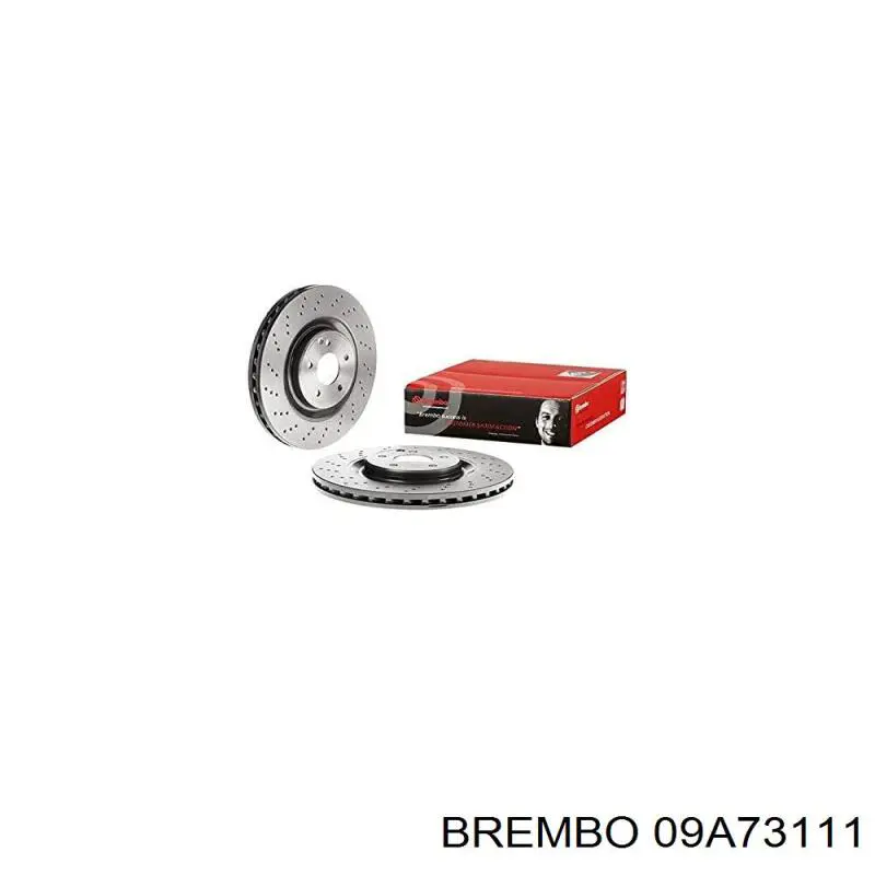 Disco de freno 09A73111 Brembo