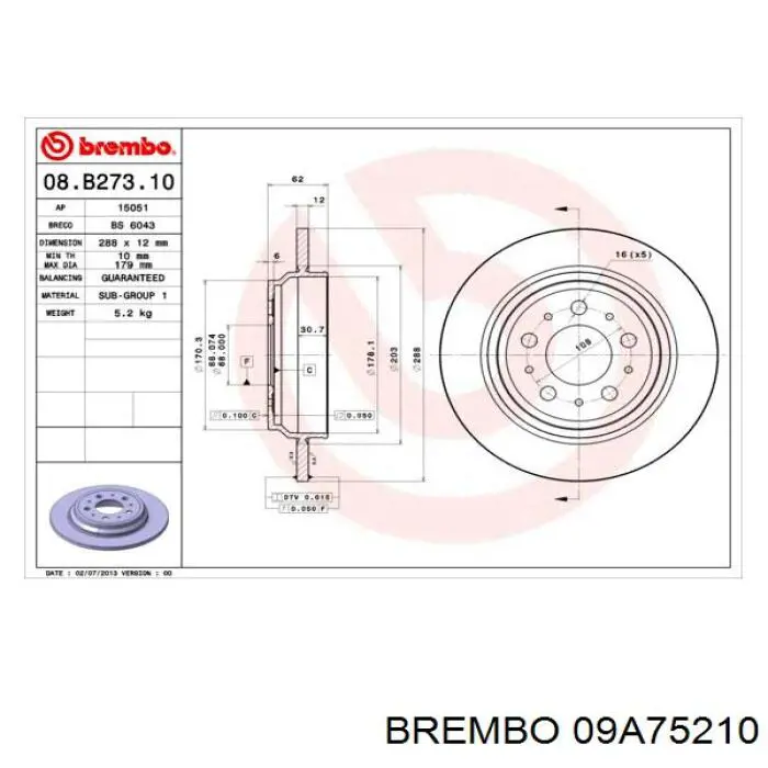 Disco de freno delantero Renault (RVI) 402060012R