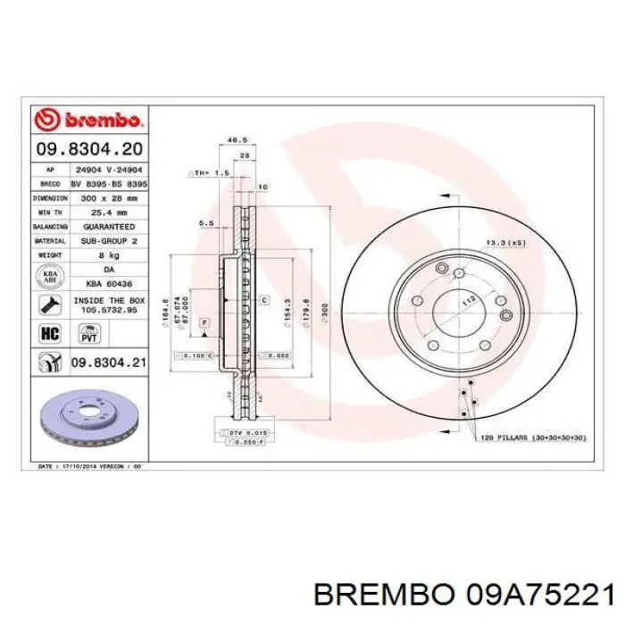 Comprar 402060019R Renault (RVI) Freno de disco delantero