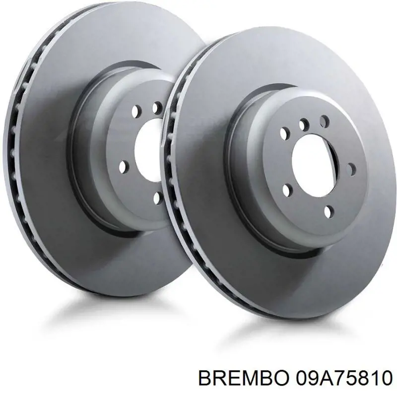 Disco de freno 09A75810 Brembo