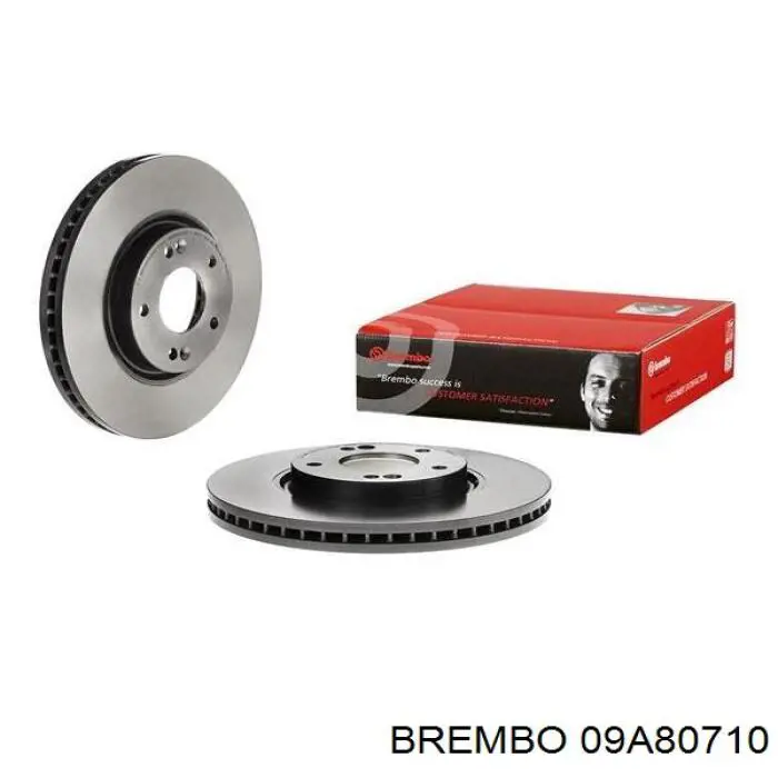 09A80710 Brembo disco de freno delantero