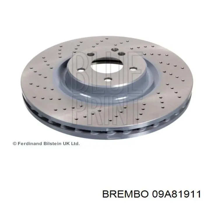 Disco de freno delantero Brembo 09A81911