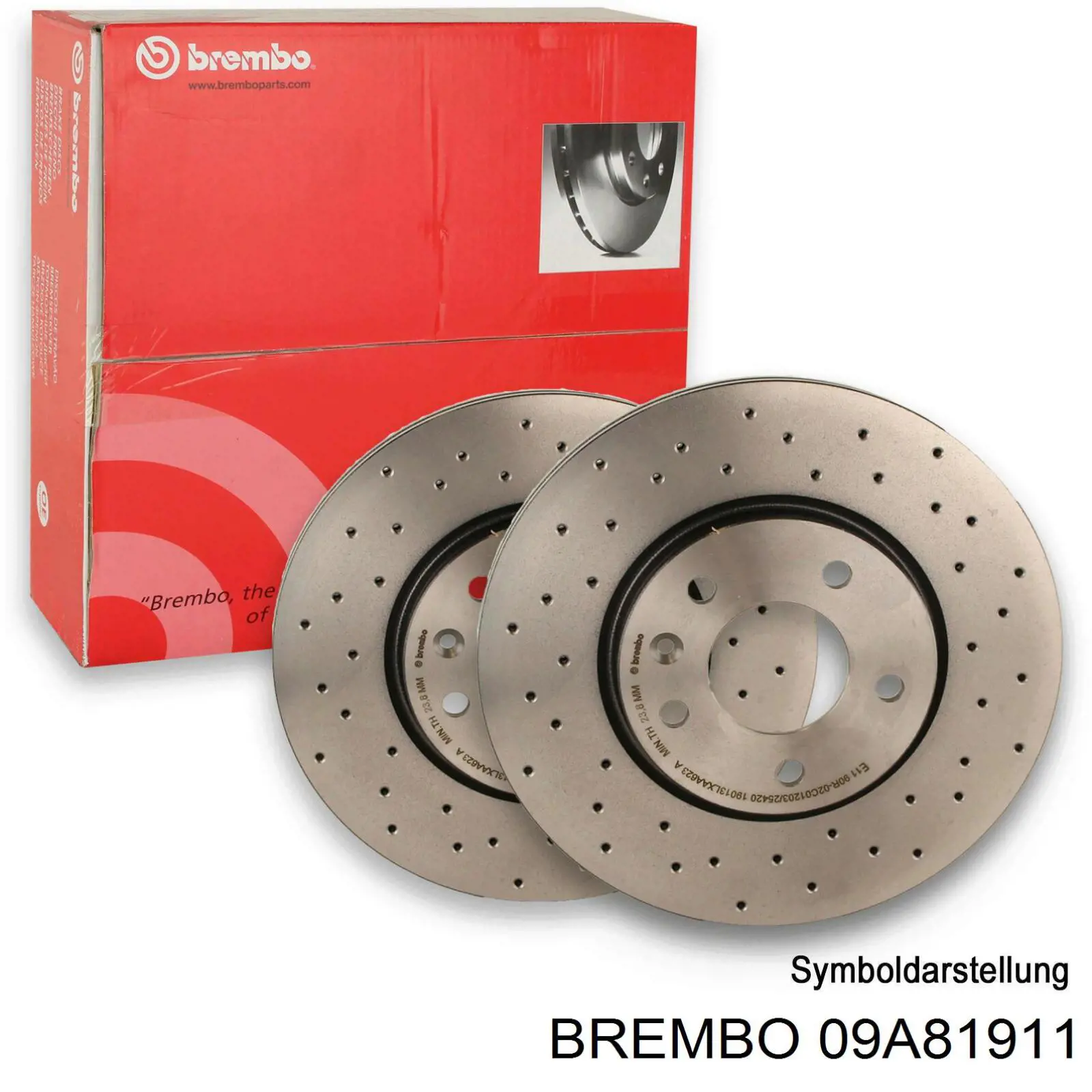 09A81911 Brembo Discos
