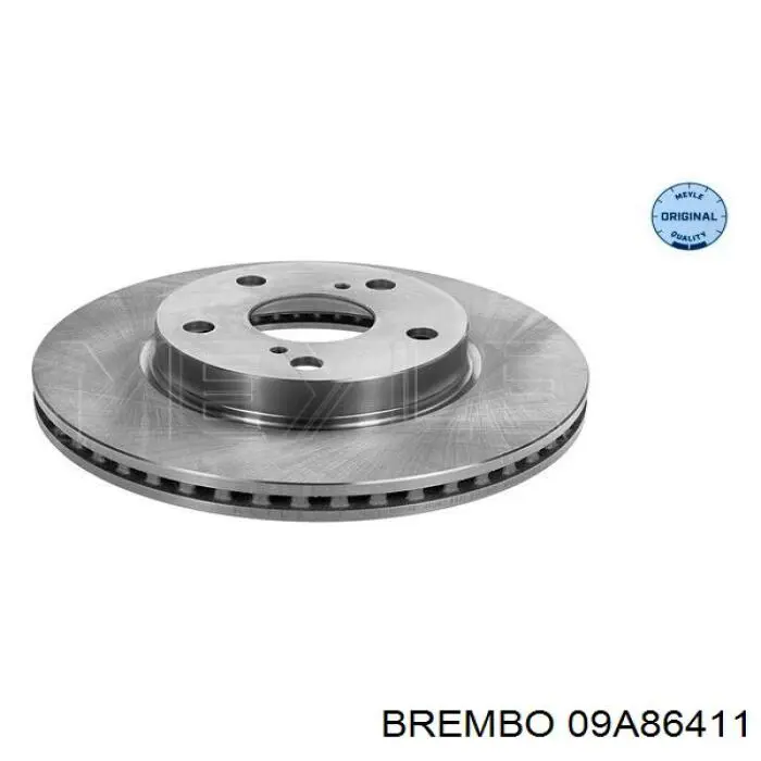 Disco de freno delantero Brembo 09A86411