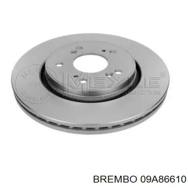 Disco de freno 09A86610 Brembo