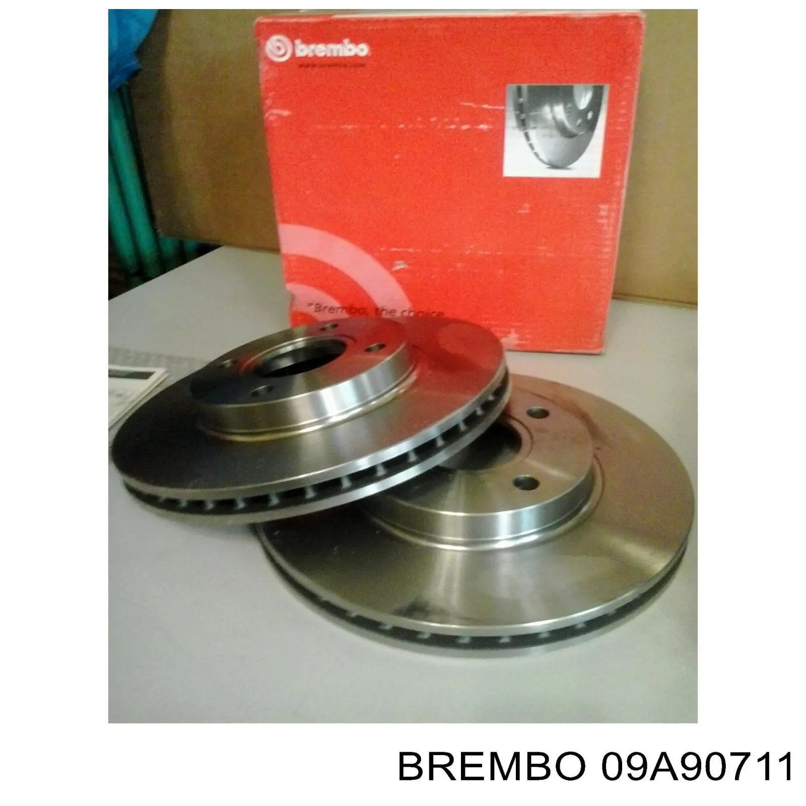 09A90711 Brembo disco de freno delantero