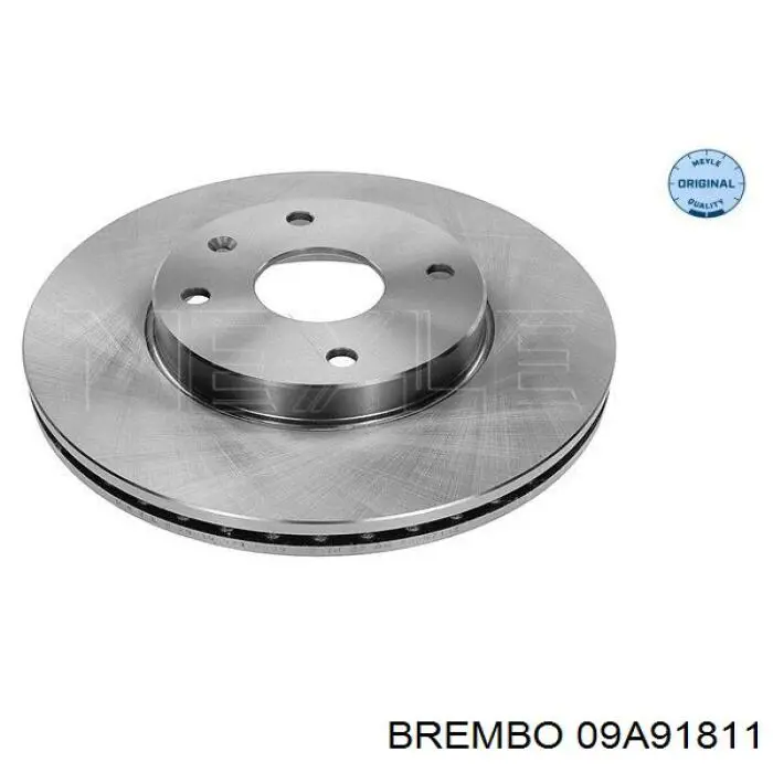 Disco de freno delantero Brembo 09A91811