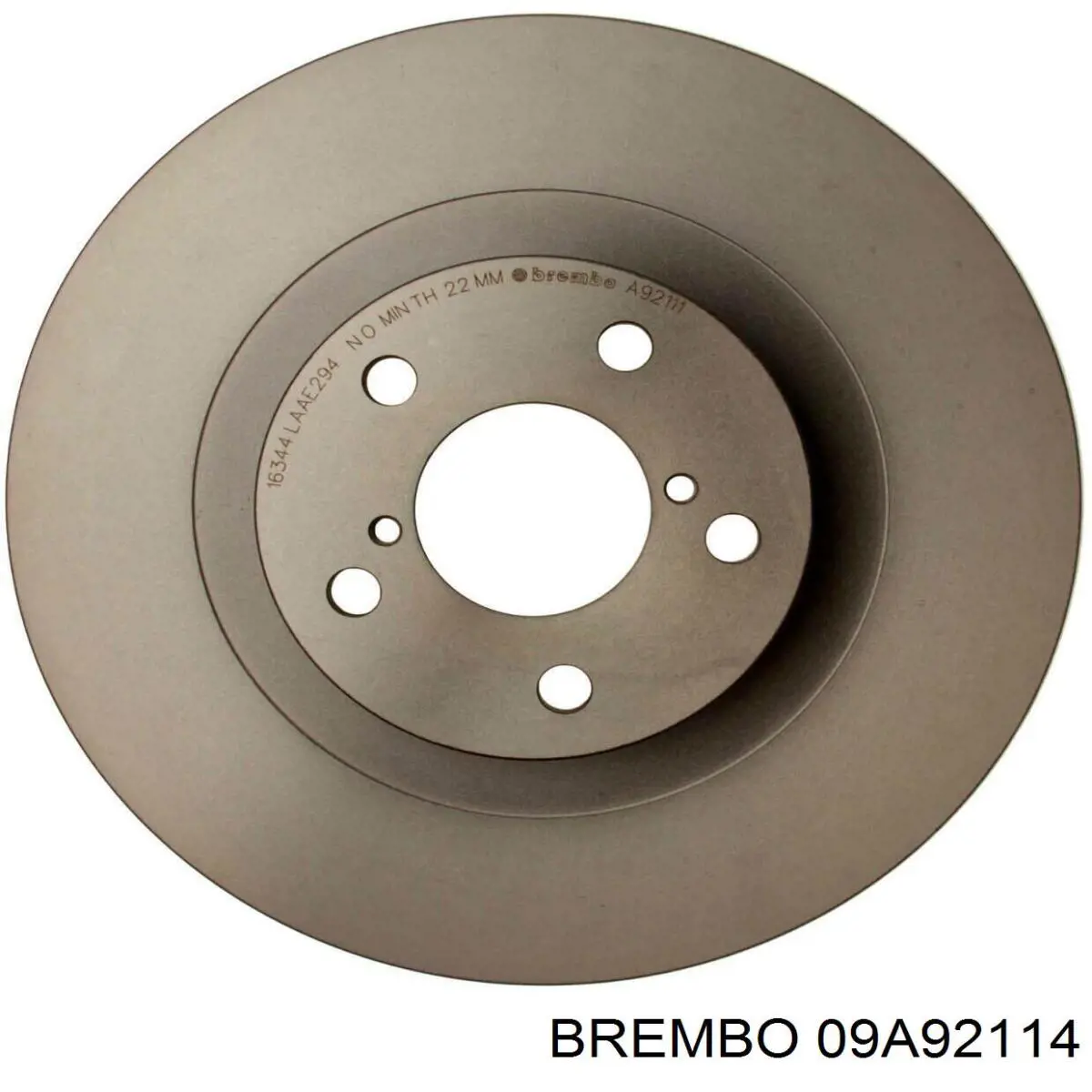 09A92114 Brembo freno de disco delantero