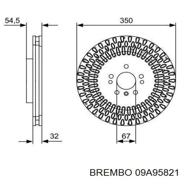 Frenos delanteros Brembo 09A95821 precio, desde 113,44 EUR