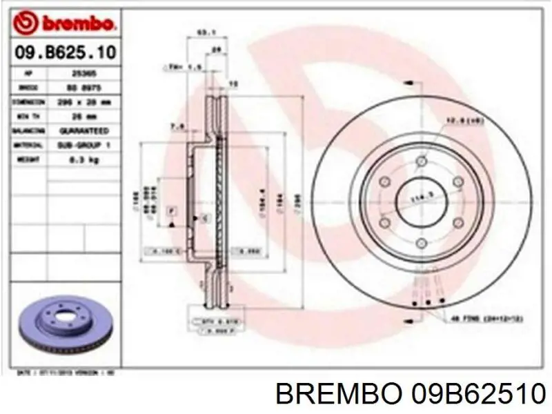 Disco de freno DI166C Japan Parts