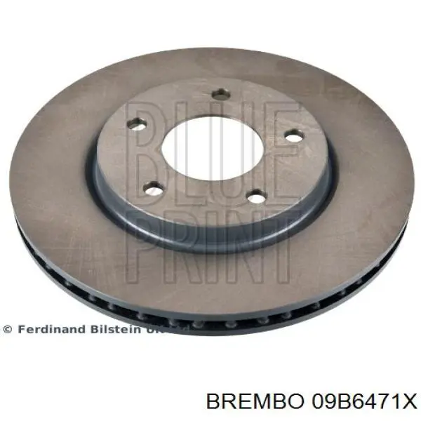 Disco de freno 09B6471X Brembo