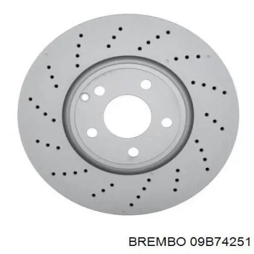 09.B742.51 Brembo freno de disco delantero