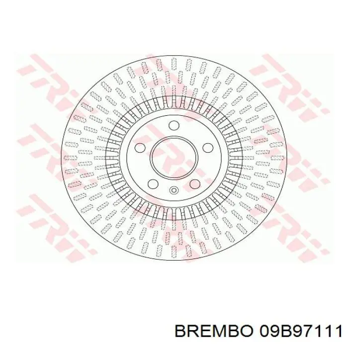Comprar 09B97111 Brembo Freno de disco delantero