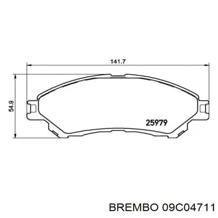 Frenos delanteros Brembo 09C04711 precio, desde 45,36 EUR