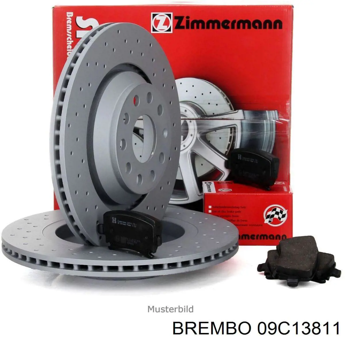 Freno de disco delantero Volvo V40 525, 526