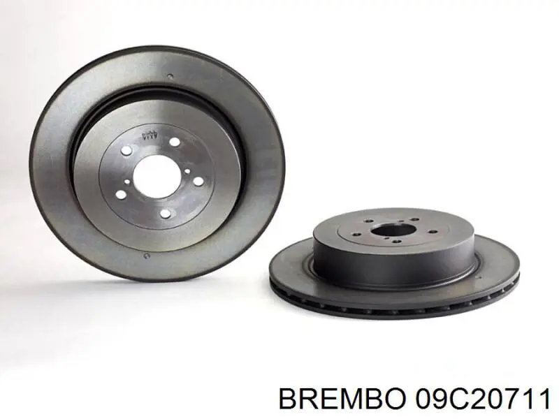 09C20711 Brembo disco de freno delantero