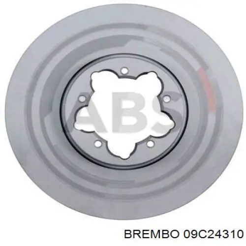 Disco de freno 09C24310 Brembo