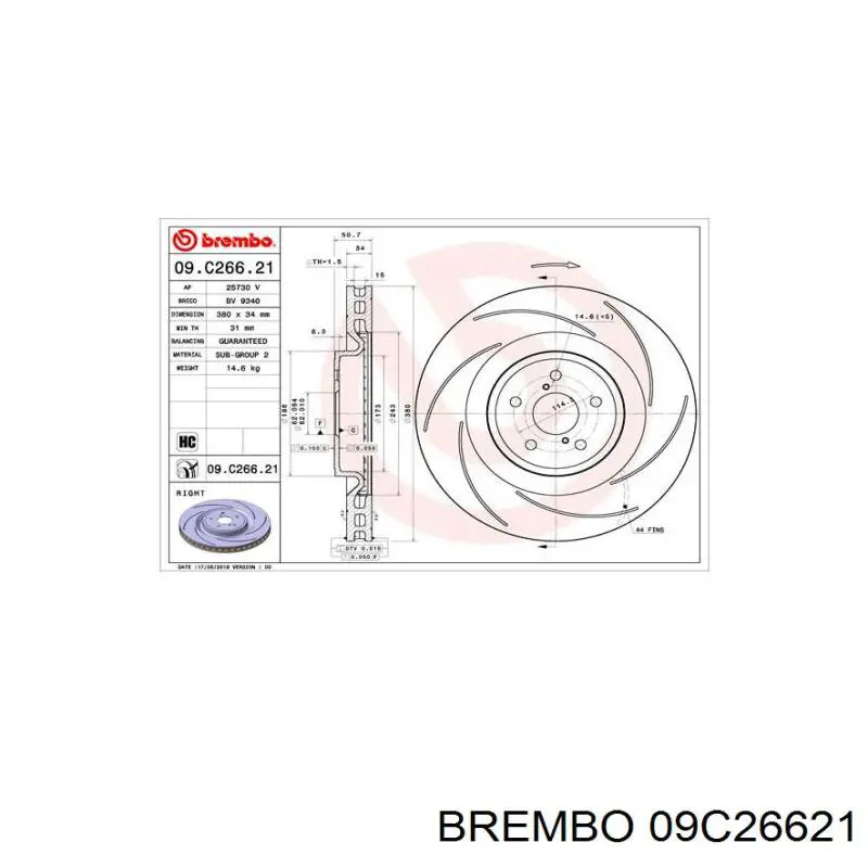 Comprar 435120W100 Toyota Freno de disco delantero