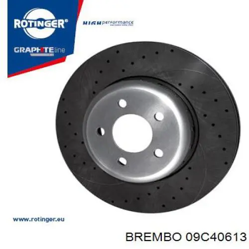 Disco de freno 09C40613 Brembo