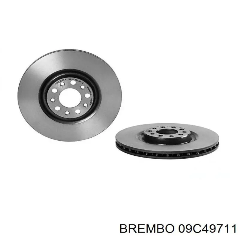 09.C497.11 Brembo freno de disco delantero