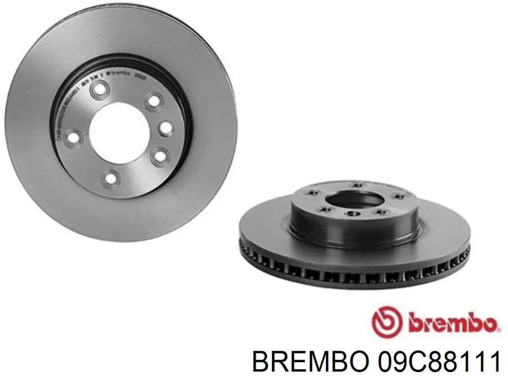 Comprar 09C88111 Brembo Freno de disco delantero