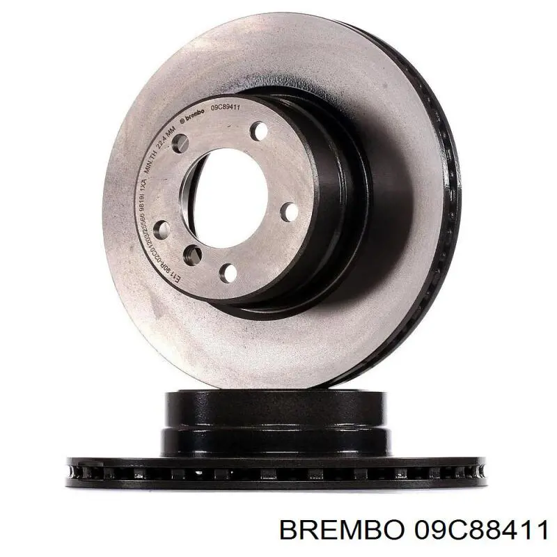 Disco de freno trasero BREMBO 09C88411