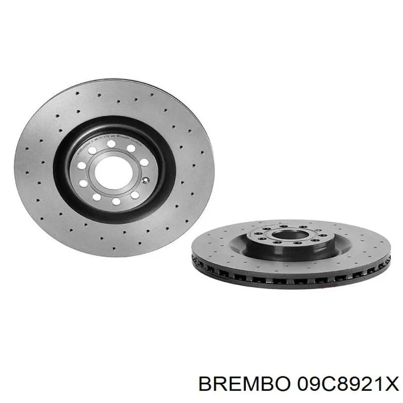 09.C892.1X Brembo freno de disco delantero