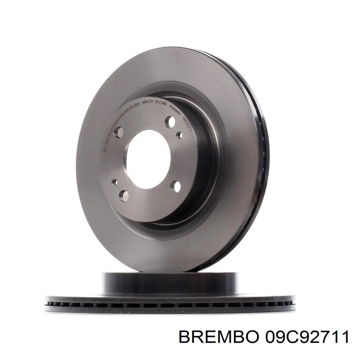 09C92711 Brembo freno de disco delantero