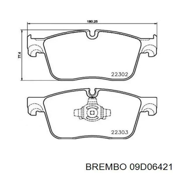 09.D064.21 Brembo freno de disco delantero