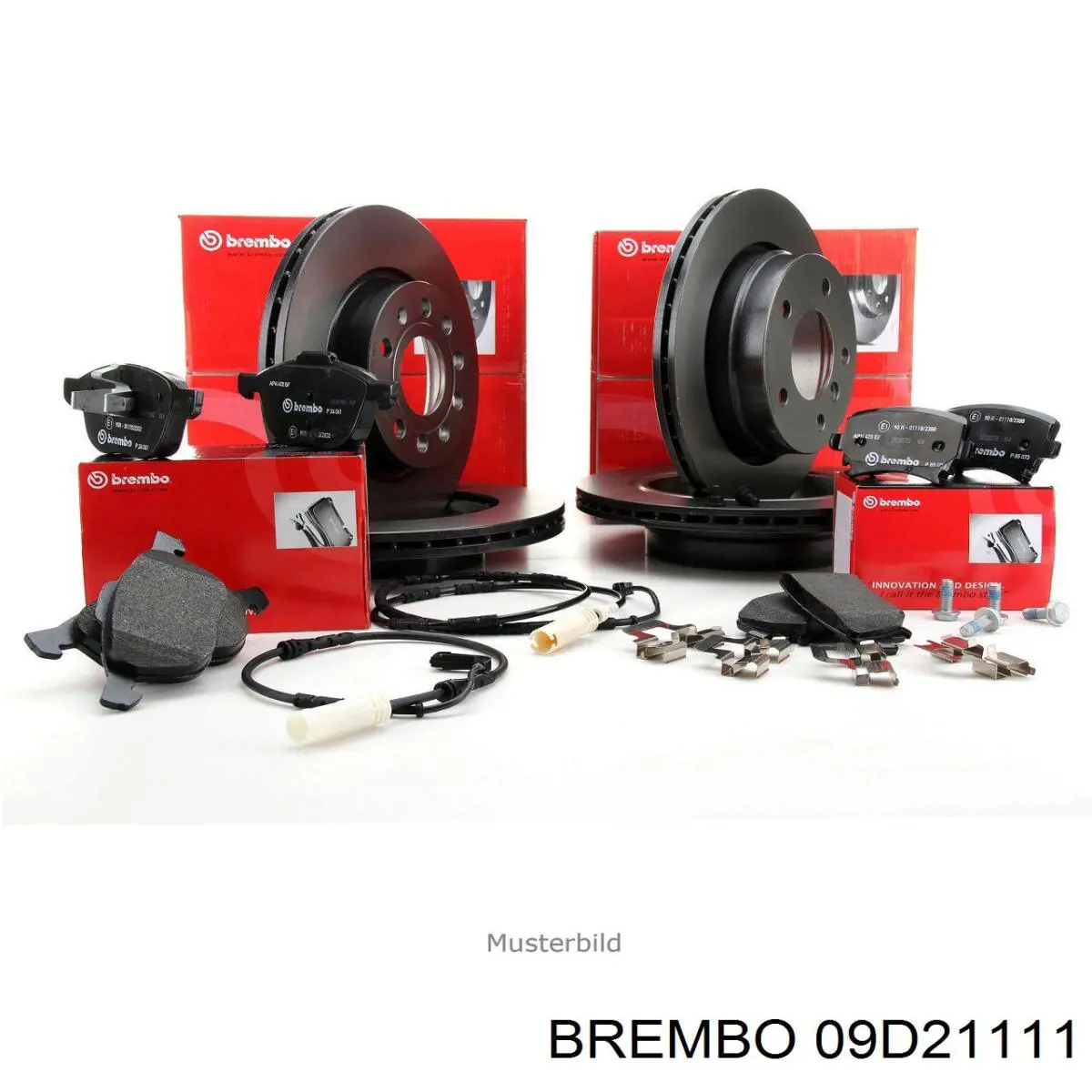 Disco de freno 09D21111 Brembo