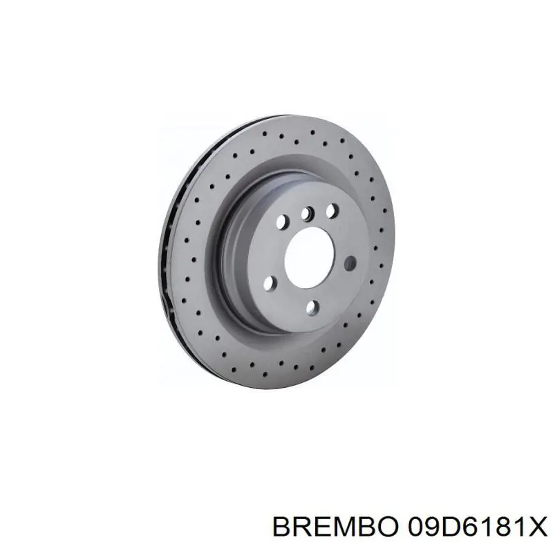 09.D618.1X Brembo disco de freno trasero