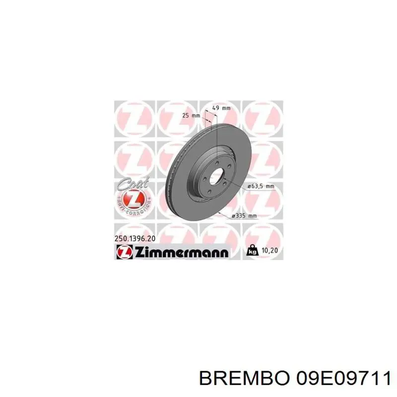 09E09711 Brembo