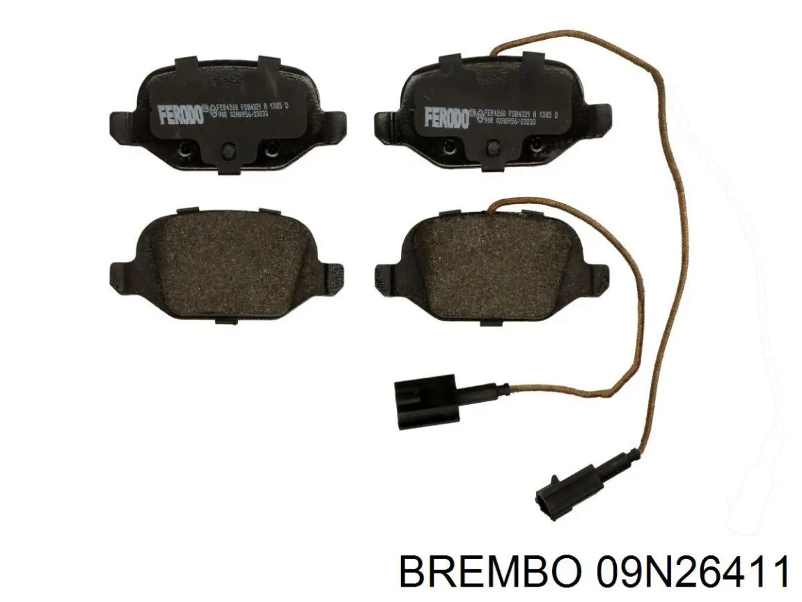 09.N264.11 Brembo freno de disco delantero