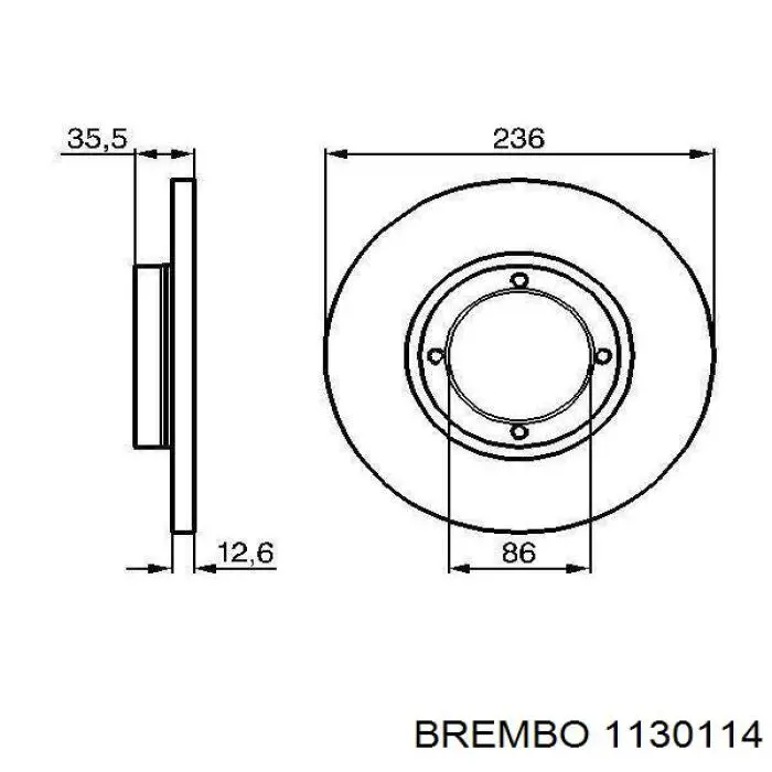 Freno de disco delantero Chevrolet Spark (Matiz) M200, M250