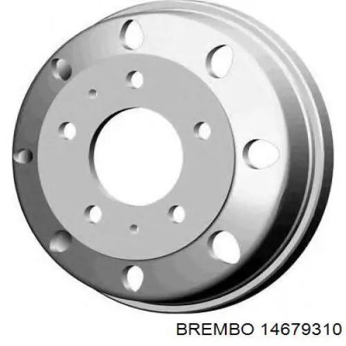 14679310 Brembo freno de tambor trasero