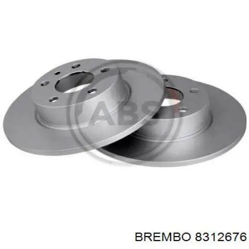 Disco de freno trasero Alfa Romeo 147 937
