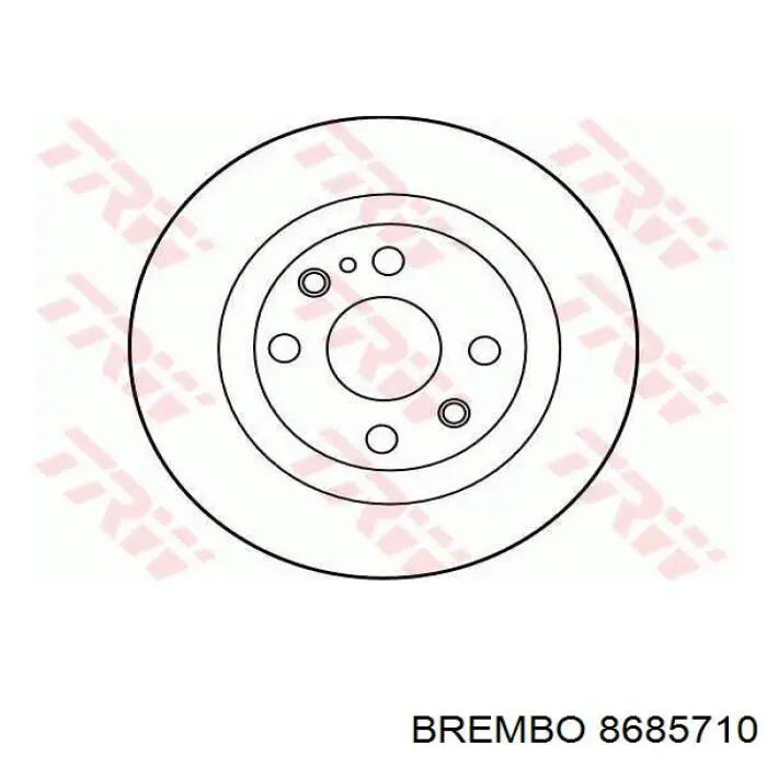 Disco de freno trasero Mazda 323 BG