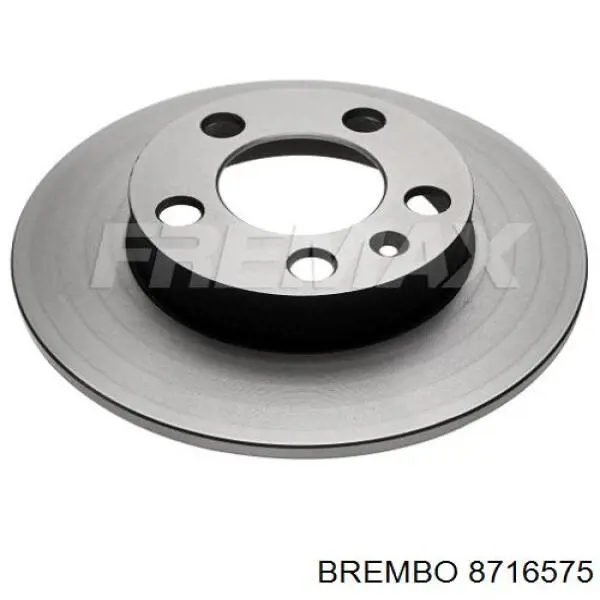8716575 Brembo disco de freno trasero