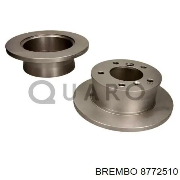 8772510 Brembo disco de freno trasero